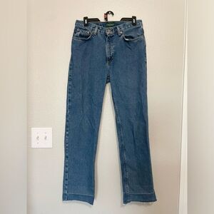 Lauren Ralph Lauren Jeans Co Straight Leg Denim Jeans Size 8